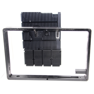 ISO CNC-Aluminiumteile CNC-Prägeteil-Aluminiumheizkörper-kühlerer Kühlkörper