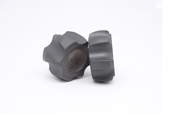 Poliertitanprägeteil-Sechskantmutter-Edelstahl-Aluminium-Material