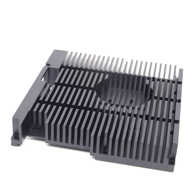 ISO CNC-Aluminiumteile CNC-Prägeteil-Aluminiumheizkörper-kühlerer Kühlkörper