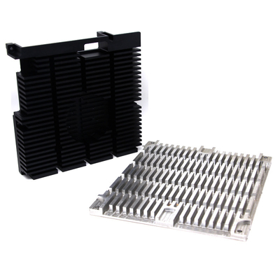 ISO CNC-Aluminiumteile CNC-Prägeteil-Aluminiumheizkörper-kühlerer Kühlkörper